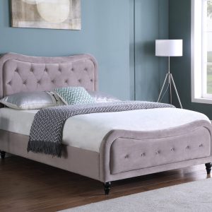 Helena bed 4ft6 r 5ft available in grey r taupe