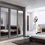 Boston slide robe 2.0m r 2.5m oak white grey