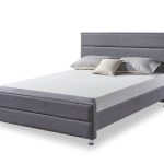 4ft6 double grey fabric bedframe also available in 3ft single