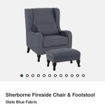Sherborne fireside chair & stool