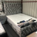 Crushed velvet 4ft/4ft6/5ft/6ft