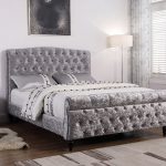 4ft6 double silver velvet bedframe also in 5ft king size