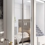 1.8 Cuba slide robe oak black white grey