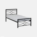 3ft single r 4ft6 double black metal bedframe