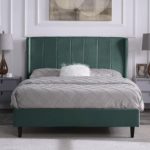 5ft king size green velvet bedframe (Copy)