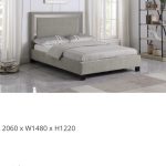 4ft6 double bedframe available in mink colour