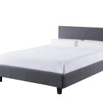 Grey leather bedframe comes in 3ft 4ft 4ft6 5ft