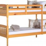 HONEY PINE SINGLE BUNK BEDS