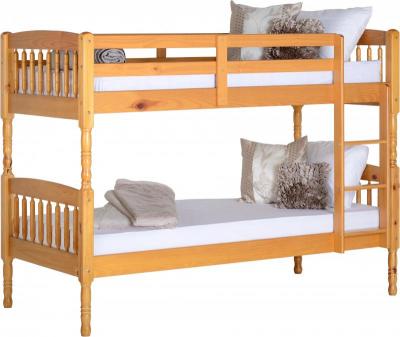 E71AE335-3958-4236-BB6B-938E02F1C217.jpeg HONEY PINE SINGLE BUNK BEDS - Image 1