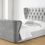 New 4ft6 double grey high end bedframe