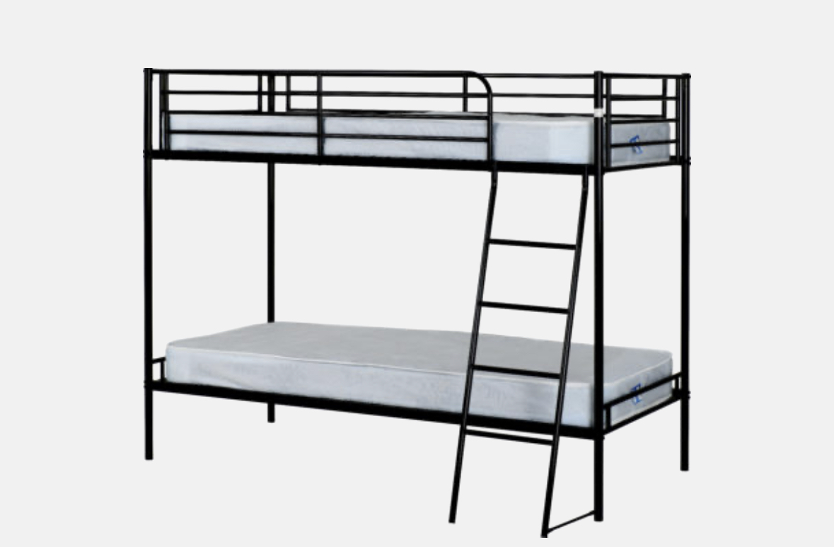 IMG_3549.jpeg 3ft metal bunk bedframe available in black/white/silver - Image 1
