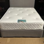 4ft6 double  grey divan set